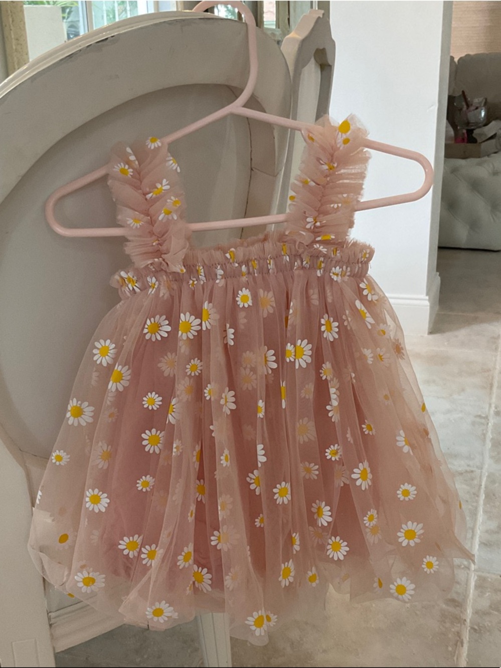 Three absolutely adorable baby girl dresses. Sizes 3-6 months